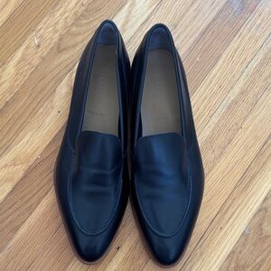 Everlane black loafers
